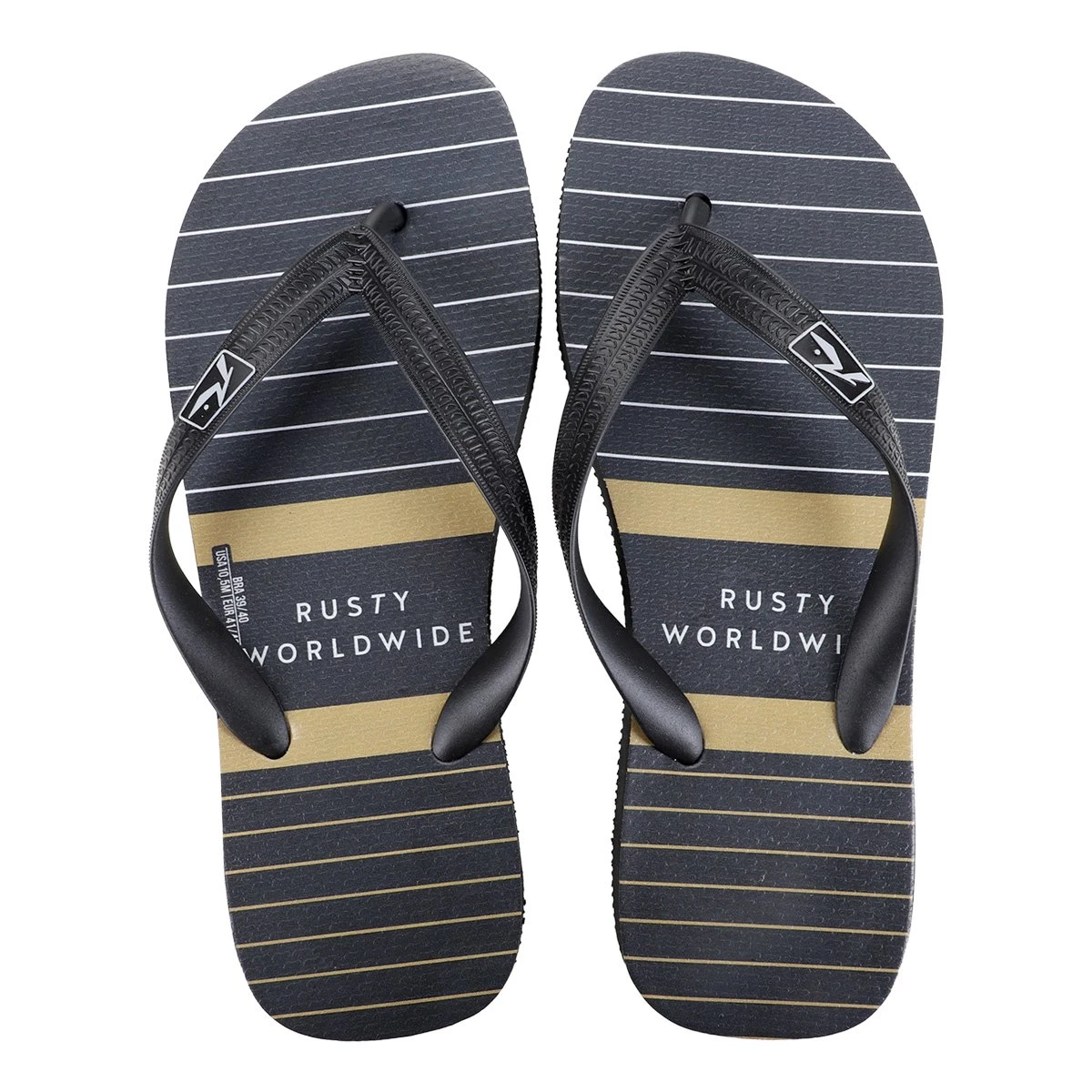 Chinelo Rusty Dwart Listrado Masculino 3 Chinelo Rusty Dwart Listrado Masculino