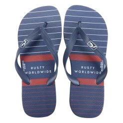 Chinelo Rusty Dwart Listrado Masculino