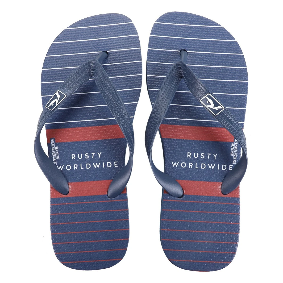 Chinelo Rusty Dwart Listrado Masculino 3 Chinelo Rusty Dwart Listrado Masculino