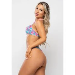 AQN SPORT Biquíni Meia Taça Poliamida Com Aro Sem Bojo Trilobal Estampado 7 AQN SPORT Biquíni Meia Taça Poliamida Com Aro Sem Bojo Trilobal Estampado -Redley Store 50N 0245 018 zoom3