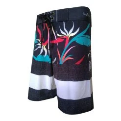 Mortality Bermuda Surf Floral Praia Verão Alta Tecnologia E Secagem Rápida -