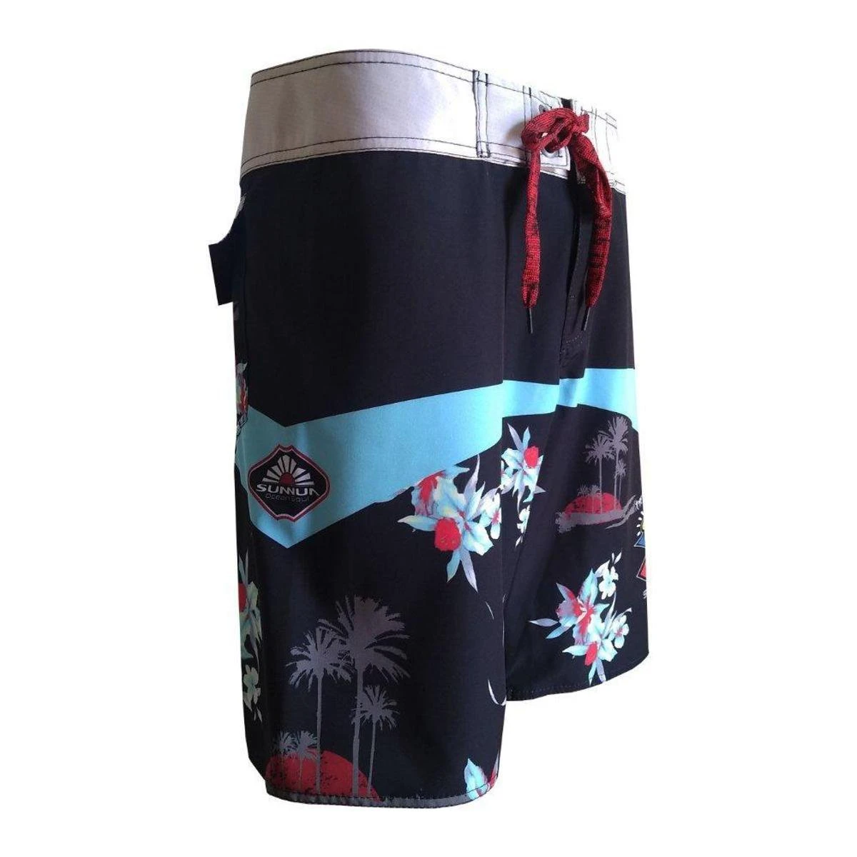 Mortality Bermuda Praia Surf Floral Alto Verão Alta Tecnologia E Secagem Rápida - 4 Mortality Bermuda Praia Surf Floral Alto Verão Alta Tecnologia E Secagem Rápida - - Image 2