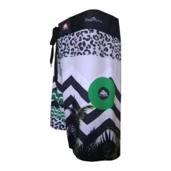 Mortality Bermuda Surf Coqueiro Praia Alto Verão Tecnologia E Secagem Rápida - Preto