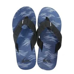 Chinelo Quiksilver Carver Print Azul