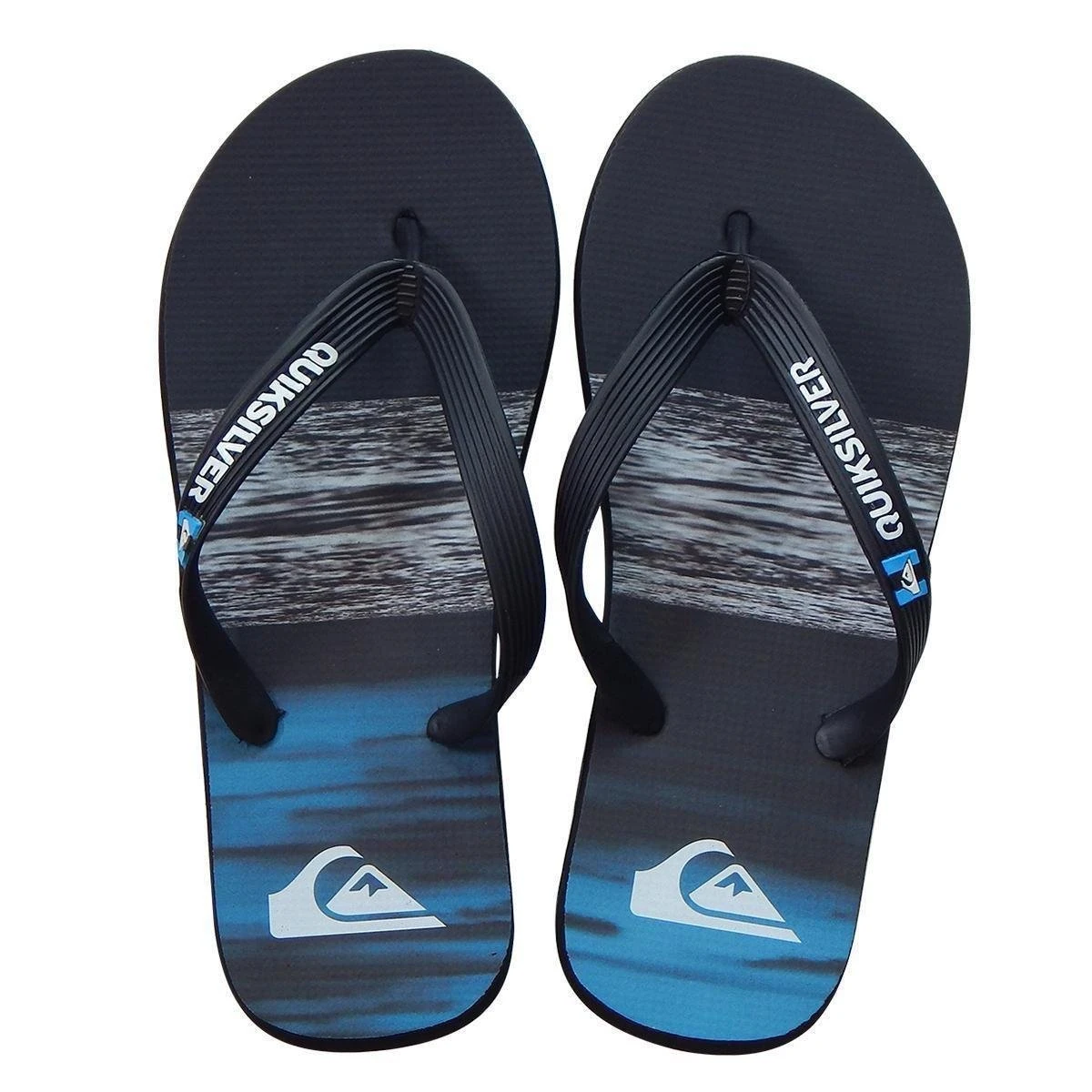 Chinelo Quiksilver Molokai Panel Preto 3 Chinelo Quiksilver Molokai Panel Preto