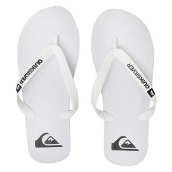 Chinelo Quiksilver Molokai Solid Branco