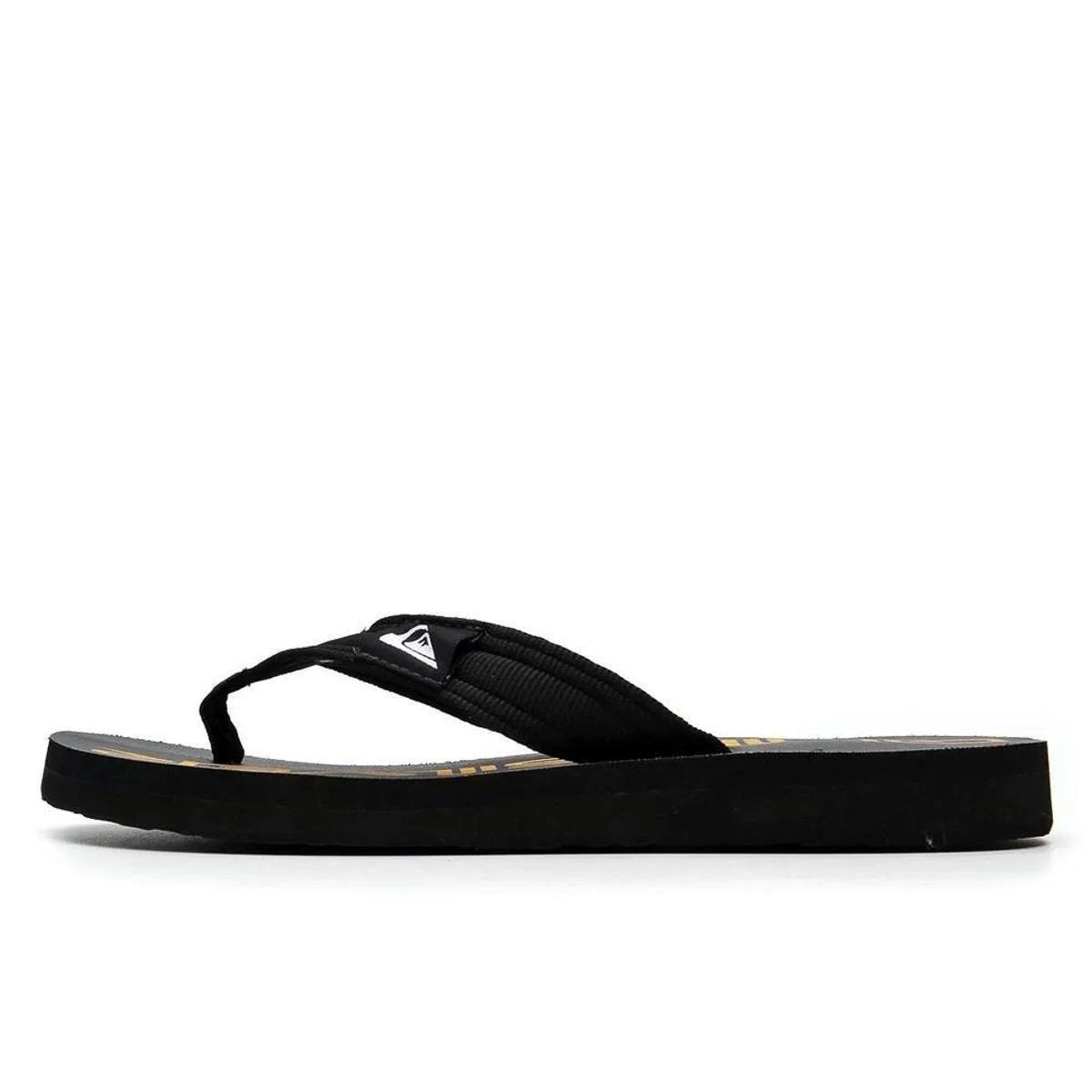 Chinelo Quiksilver Layback Sig Amarelo 6 Chinelo Quiksilver Layback Sig Amarelo - Image 4