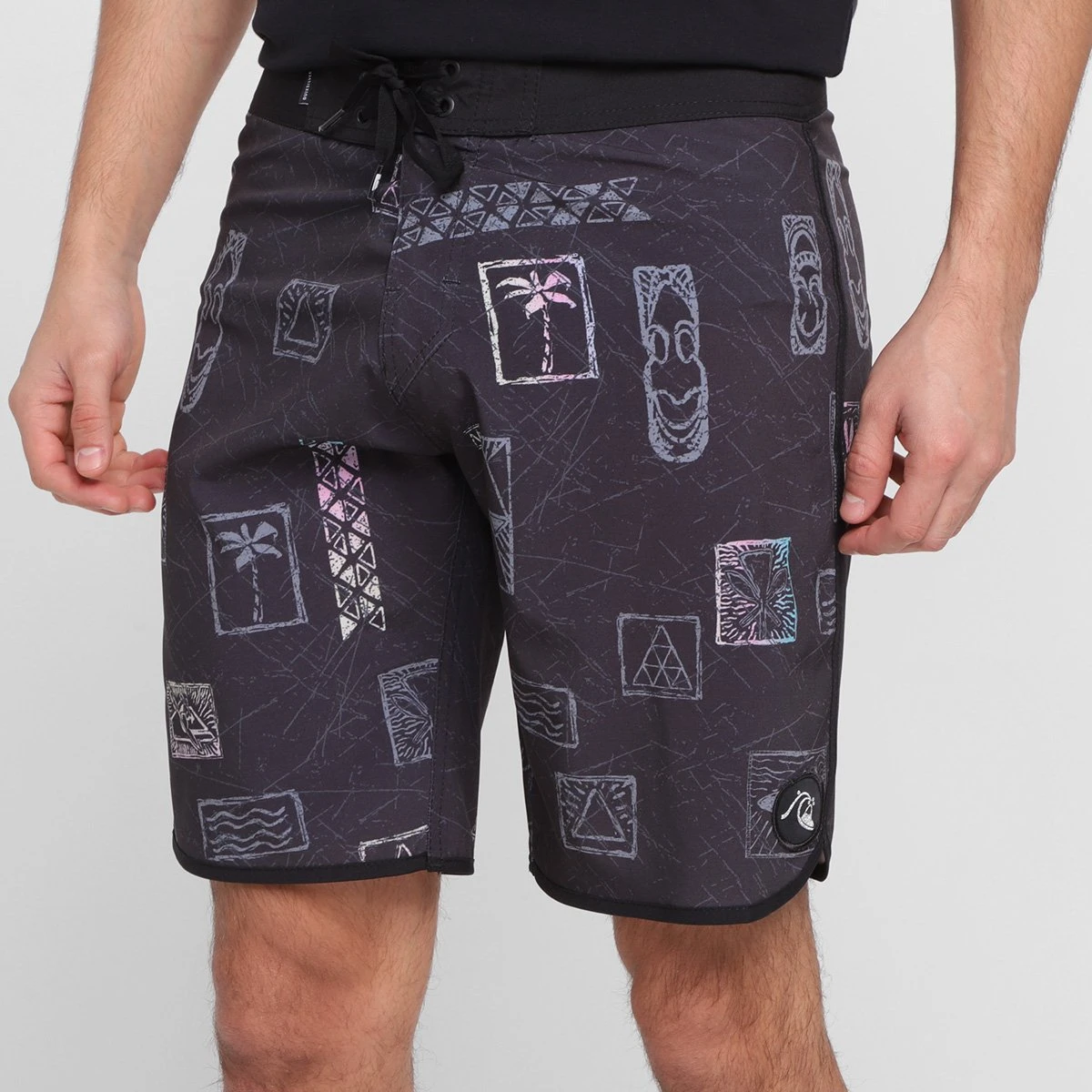 Bermuda Boardshort Quiksilver Surfsilk Hawaii Scallop 20 Masculina 3 Bermuda Boardshort Quiksilver Surfsilk Hawaii Scallop 20 Masculina