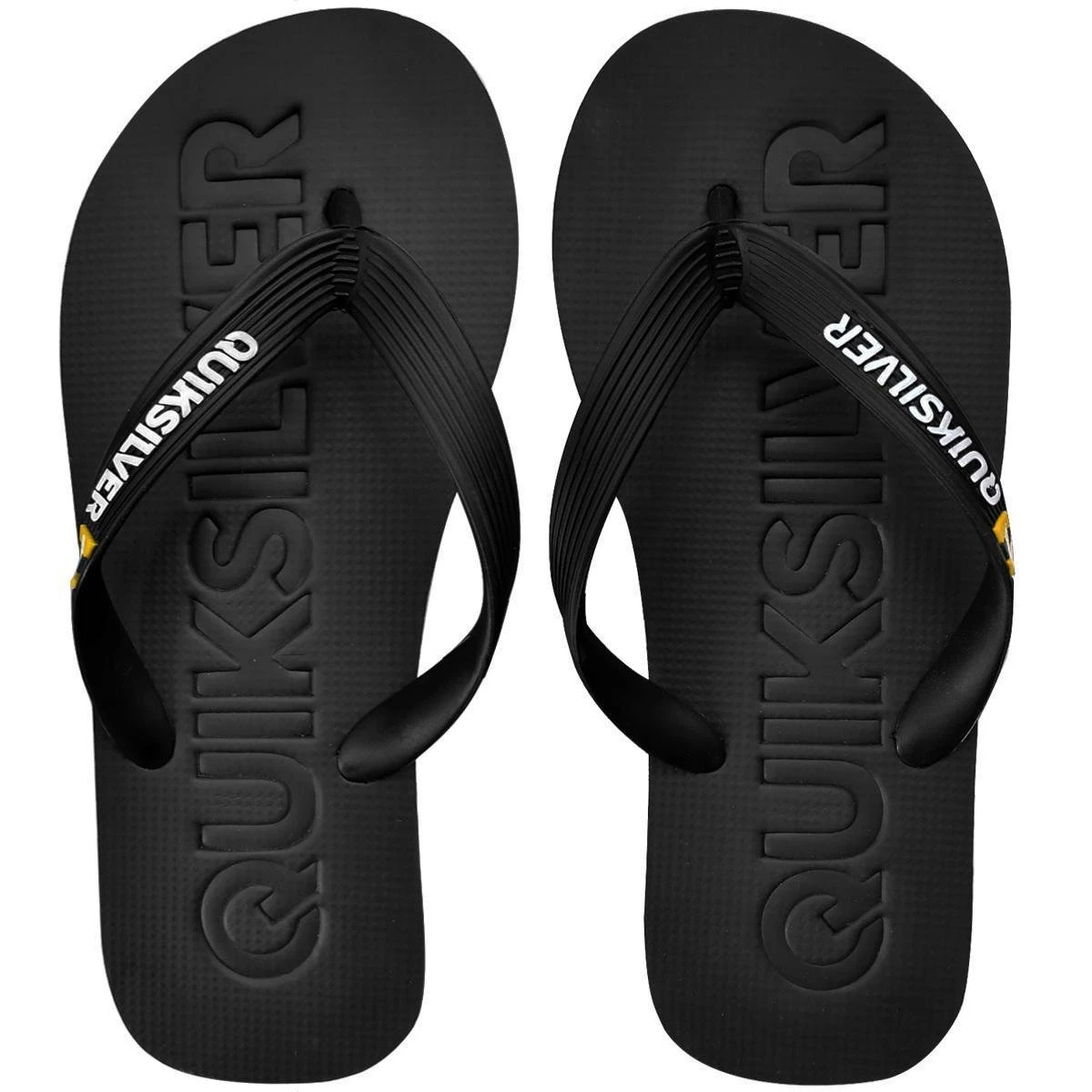 Chinelo Quiksilver Molokai Debossed Preto 3 Chinelo Quiksilver Molokai Debossed Preto