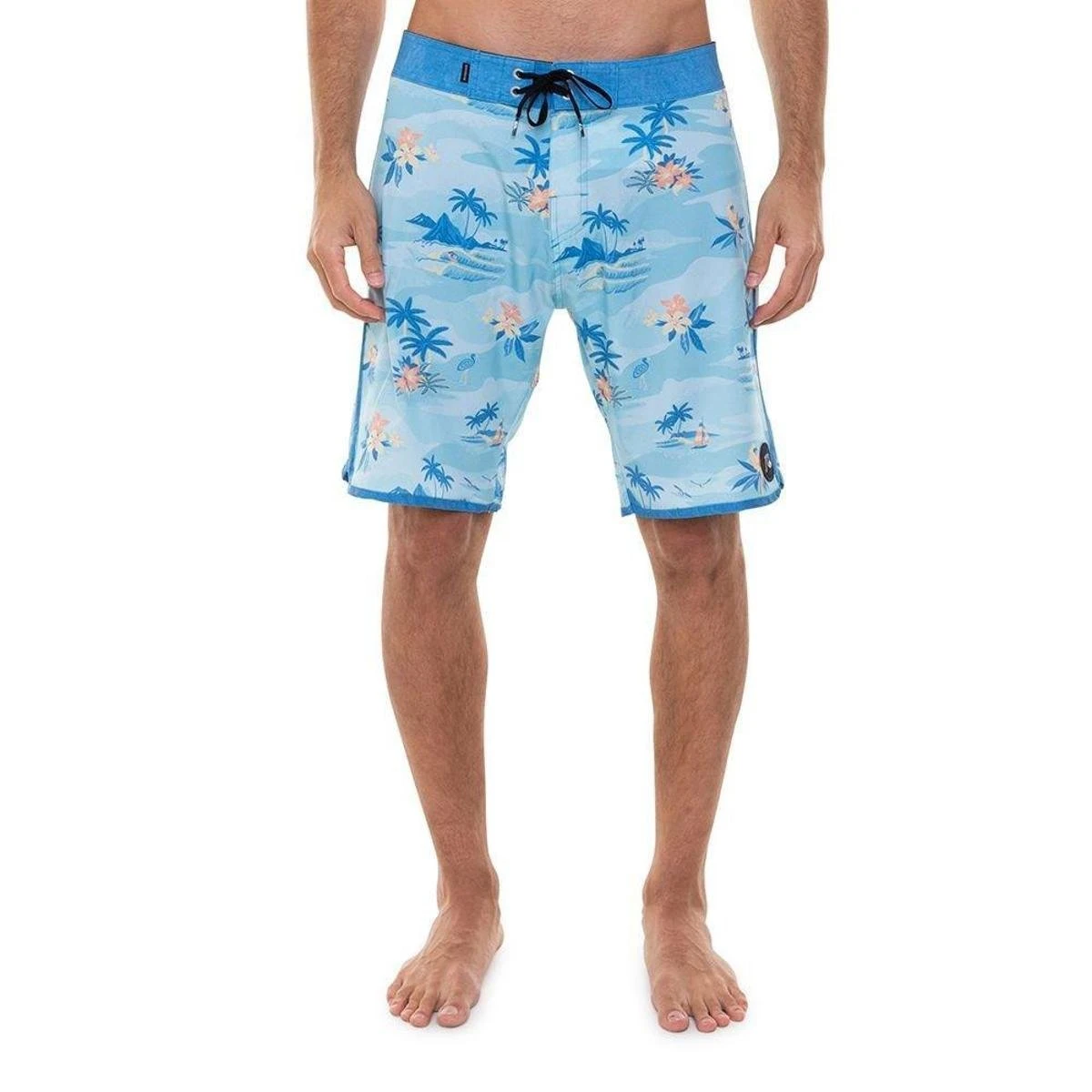 Bermuda Quiksilver Scenic Scallop 19 Masculina 3 Bermuda Quiksilver Scenic Scallop 19 Masculina