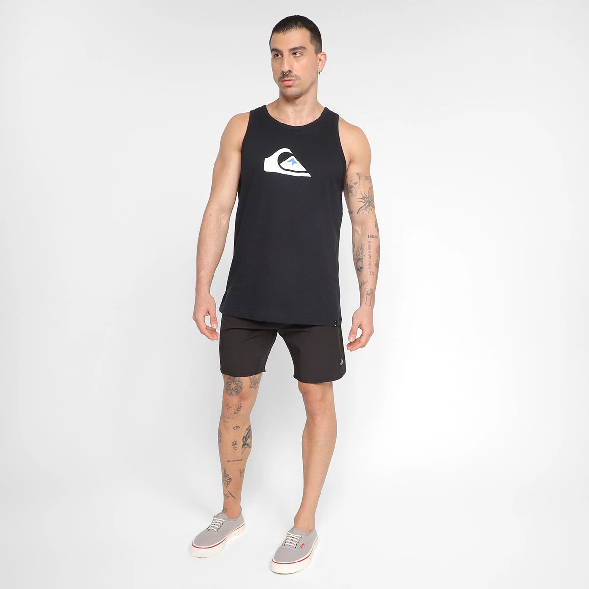 Bermuda D'Água Quiksilver Swell Solid Fusion 18 Masculina 6 Bermuda D'Água Quiksilver Swell Solid Fusion 18 Masculina - Image 4