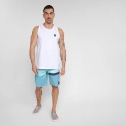 Bermuda D'Água Quiksilver Surfsilk Faded Stripe 20 Masculina -Redley Store A46 9618 008 zoom4