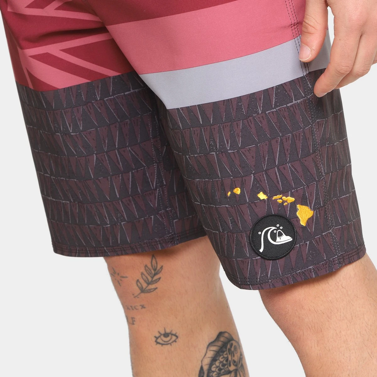 Bermuda D'Água Quiksilver Surfsilk Faded Stripe 20 Masculina 5 Bermuda D'Água Quiksilver Surfsilk Faded Stripe 20 Masculina - Image 3