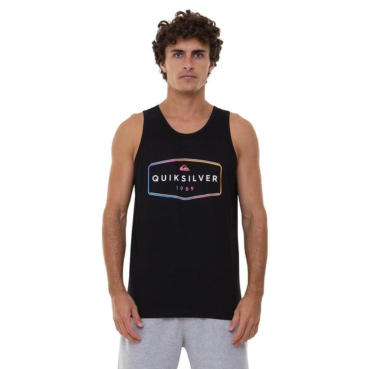 Camiseta Regata Quiksilver Stear Clear Preto 3 Camiseta Regata Quiksilver Stear Clear Preto