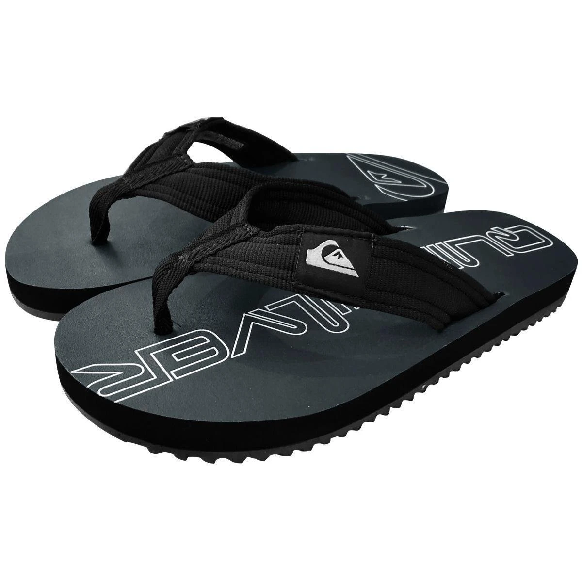 Chinelo Quiksilver Layback Preto Signature White 4 Chinelo Quiksilver Layback Preto Signature White - Image 2