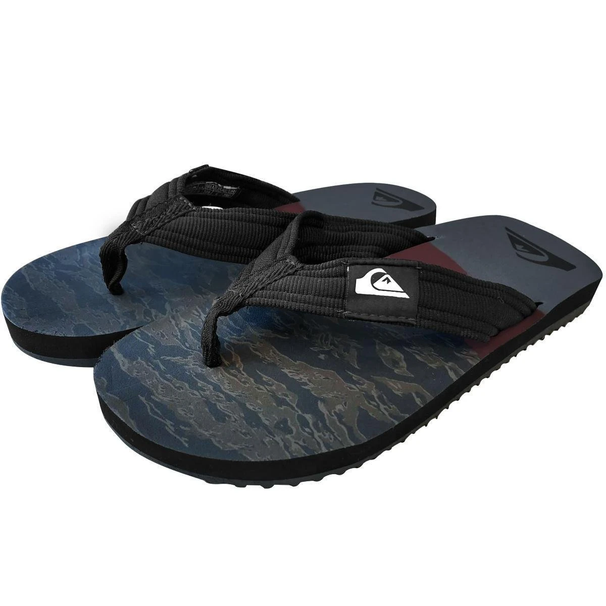 Chinelo Quiksilver Layback Preto Camo Stripes 4 Chinelo Quiksilver Layback Preto Camo Stripes - Image 2