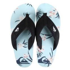 Chinelo Quiksilver Layback Flower Masculino