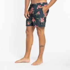 Quiksilver BOARDSHORT SWELL FLOWERS 17 - PRETO - G 10 Quiksilver BOARDSHORT SWELL FLOWERS 17 - PRETO - G -Redley Store A47 0615 006 zoom3