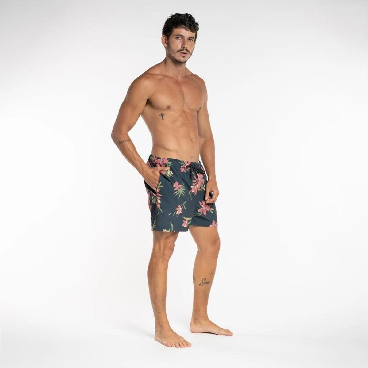 Quiksilver BOARDSHORT SWELL FLOWERS 17 - PRETO - G 6 Quiksilver BOARDSHORT SWELL FLOWERS 17 - PRETO - G - Image 4