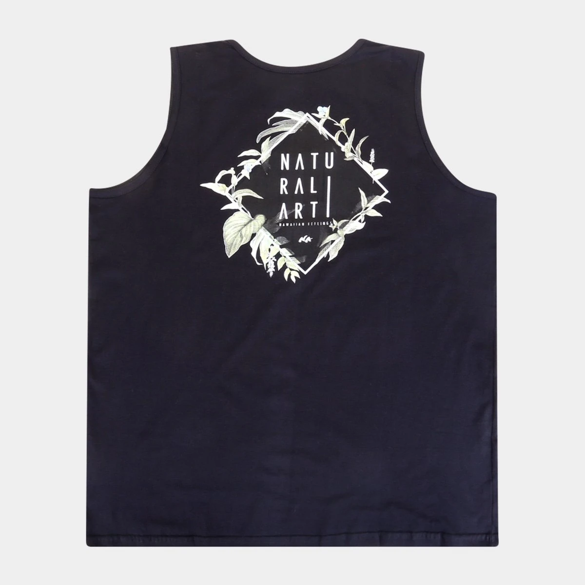 Regata Plus Size Natural Art Folhas Masculina 4 Regata Plus Size Natural Art Folhas Masculina - Image 2