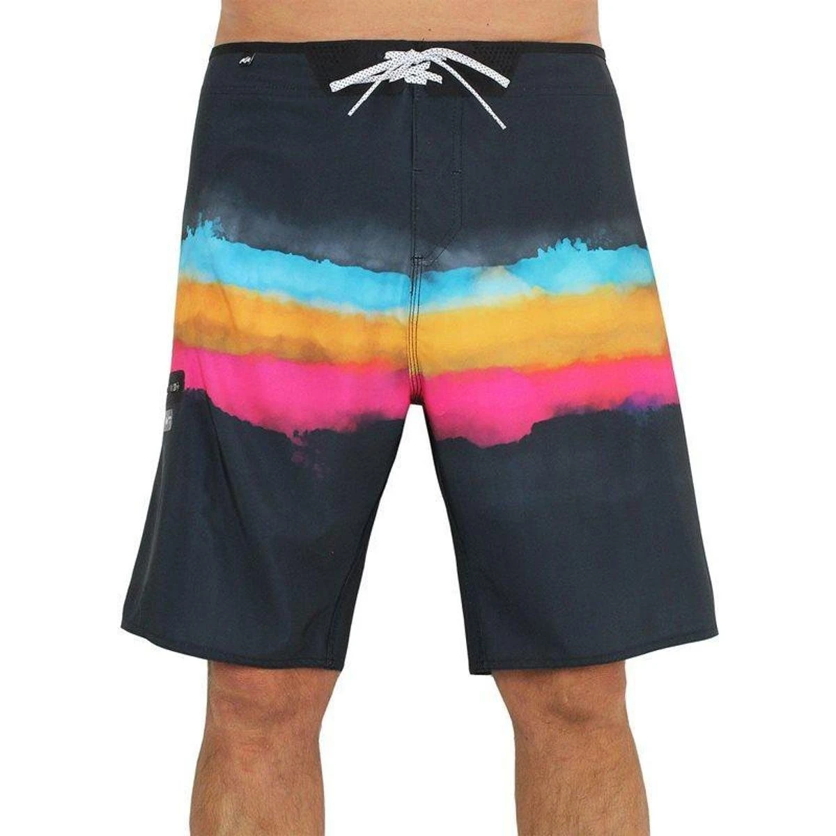 Bermuda Natural Art Dawn Stripes Black 4 Bermuda Natural Art Dawn Stripes Black - Image 2