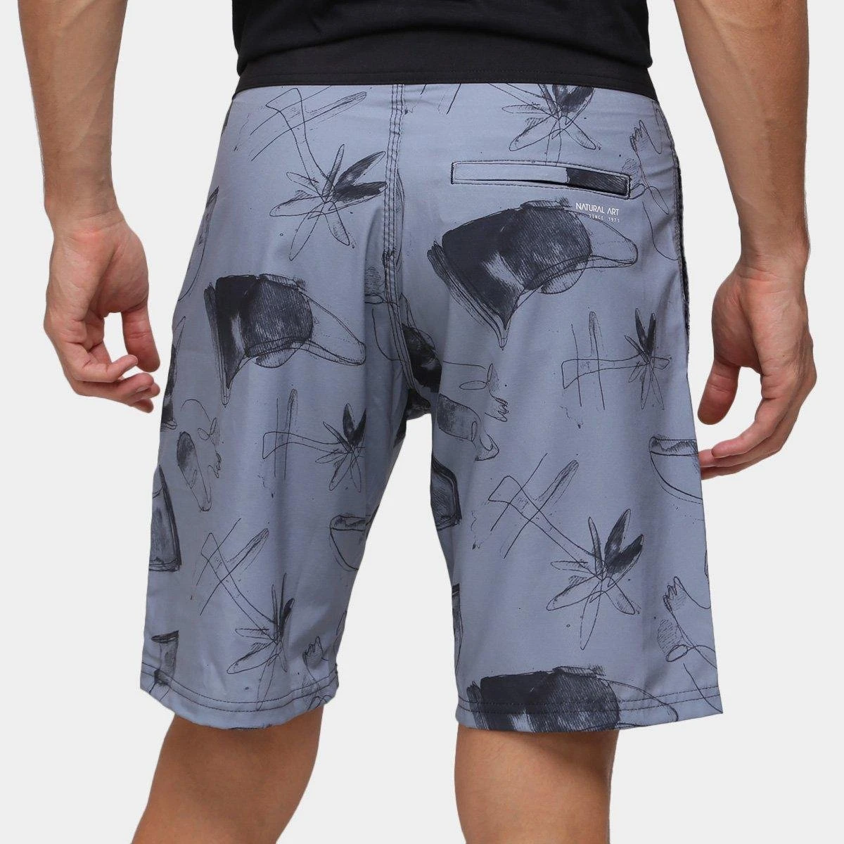 Boardshort Natural Art Plus Size - Quilhas 4 Boardshort Natural Art Plus Size - Quilhas - Image 2