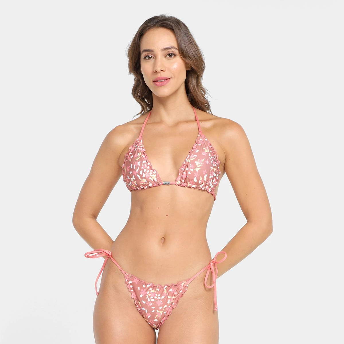 Conjunto De Biquini Roxy Cortininha Forever Fit 4 Conjunto De Biquini Roxy Cortininha Forever Fit - Image 2