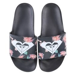 Chinelo Roxy Slide Slippy Floral Feminino