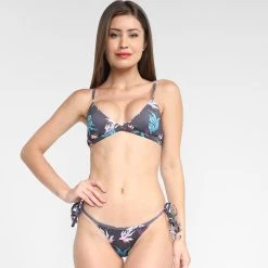 Biquíni Hang Loose Estampado Cortininha Viés