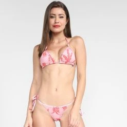 Biquíni Hang Loose Estampado Cortininha Viés
