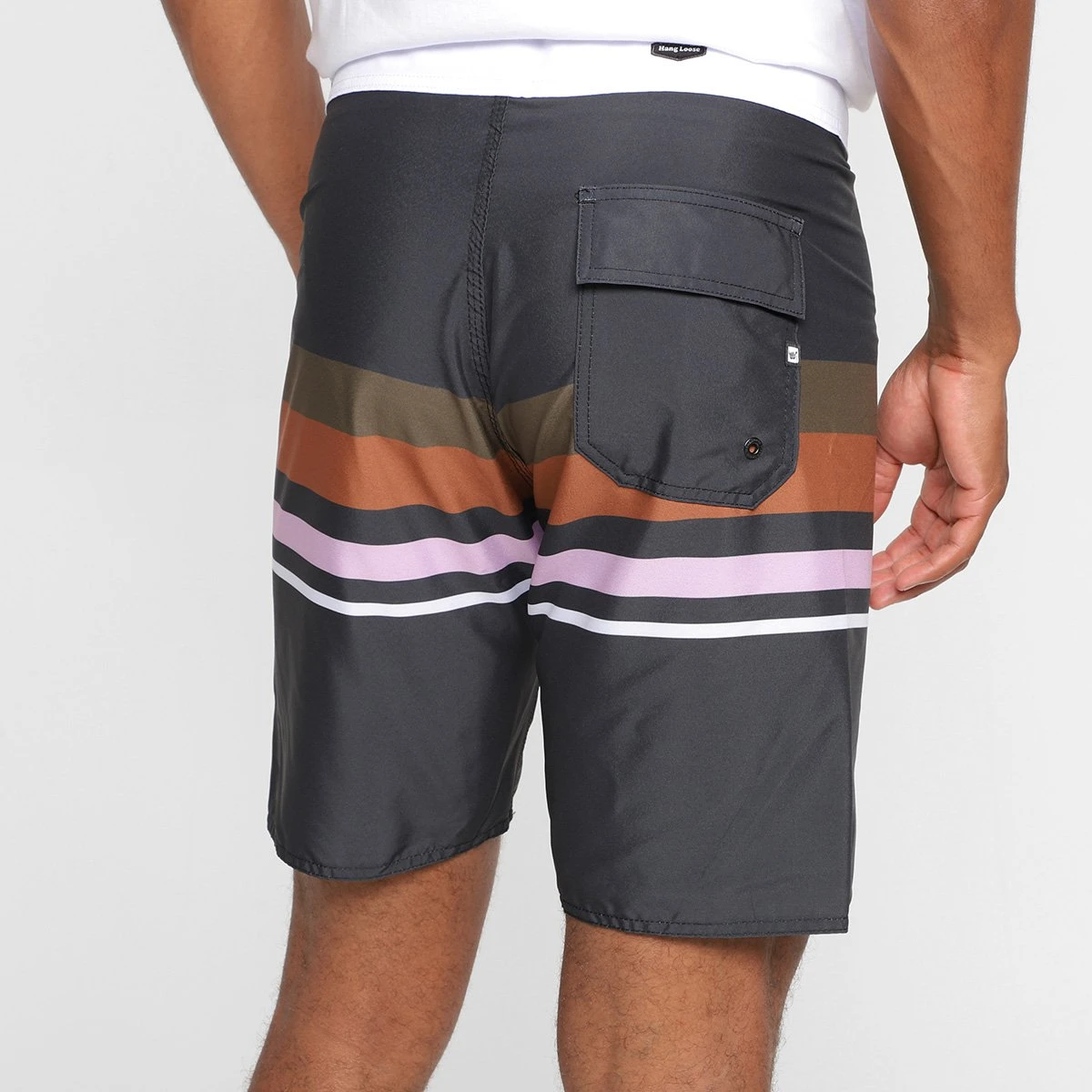 Bermuda D' Água Hang Loose Stripe Masculina 4 Bermuda D' Água Hang Loose Stripe Masculina - Image 2