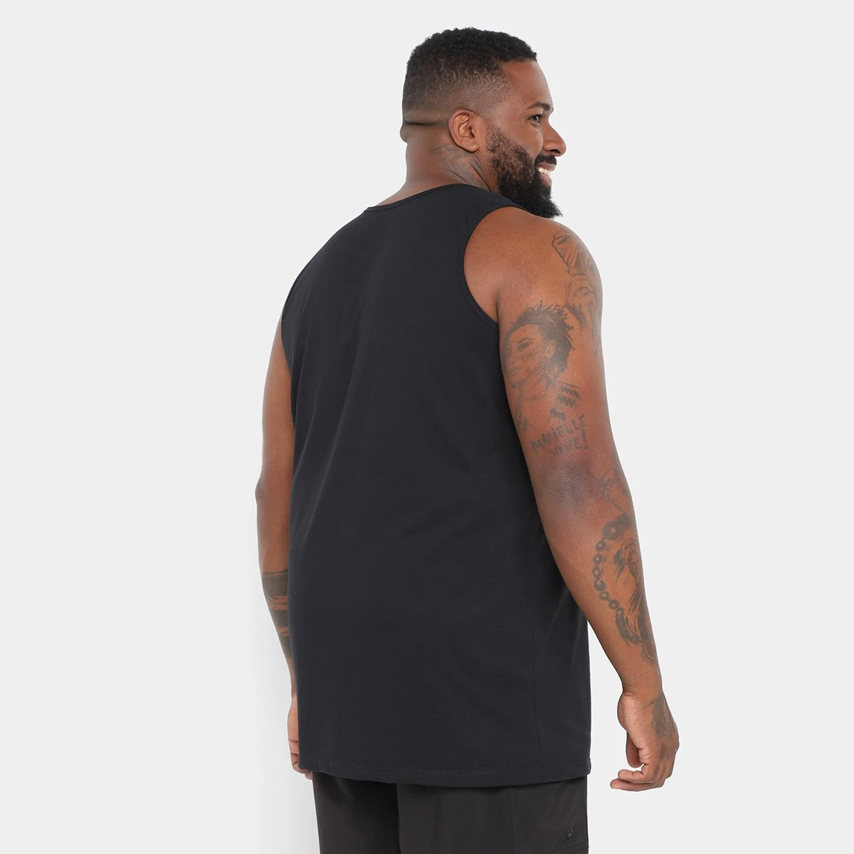 Regata Plus Size Hang Loose Logo Duo Masculina 4 Regata Plus Size Hang Loose Logo Duo Masculina - Image 2