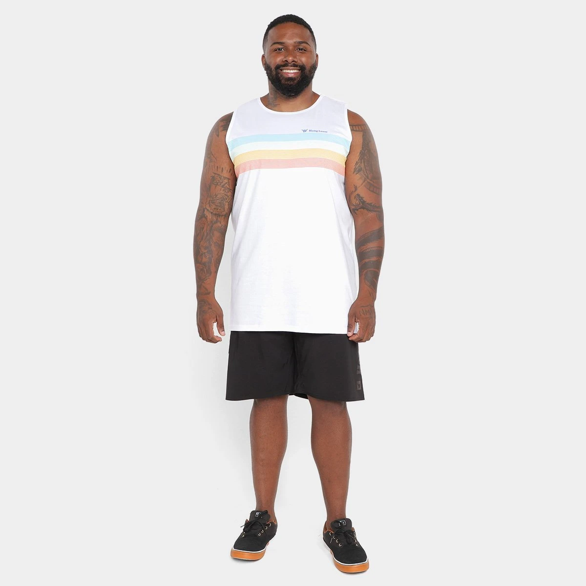 Regata Hang Loose Set Plus Size Masculina 6 Regata Hang Loose Set Plus Size Masculina - Image 4