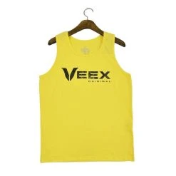 Veex Moda Regata Masculina Básica Originals Amarela