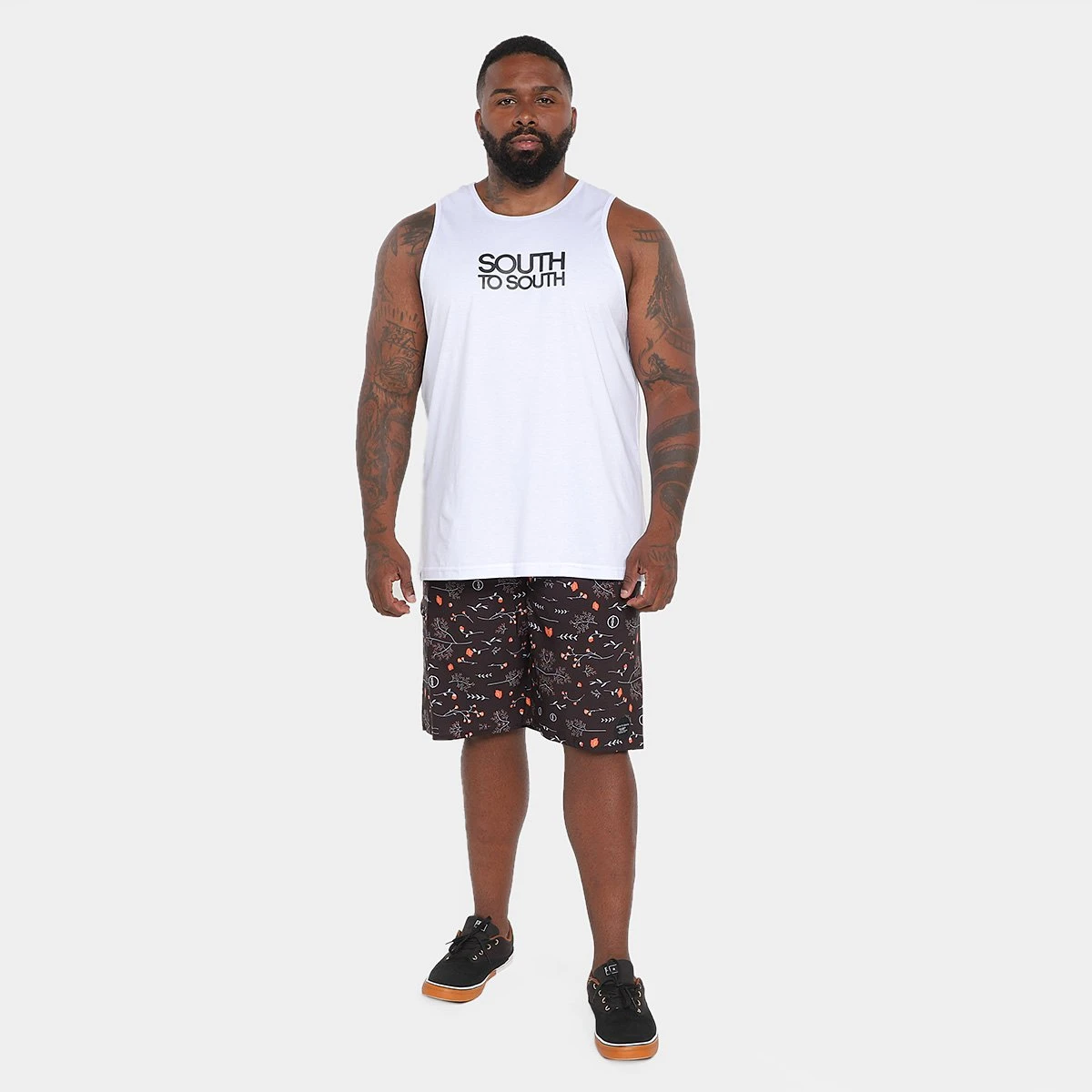 Bermuda D'Água South To South IV Plus Size Masculina 6 Bermuda D'Água South To South IV Plus Size Masculina - Image 4