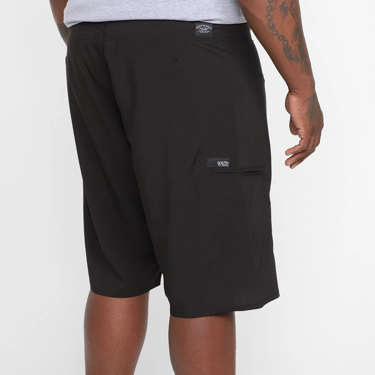 Bermuda D'Água South To South Básica Plus Size Masculina 4 Bermuda D'Água South To South Básica Plus Size Masculina - Image 2