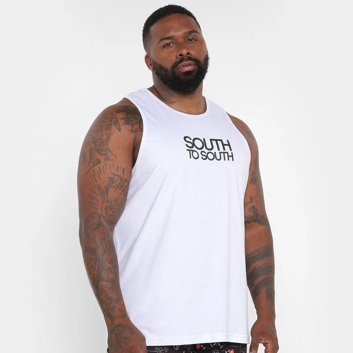 Regata South To South Linear I Plus Size Masculina 3 Regata South To South Linear I Plus Size Masculina