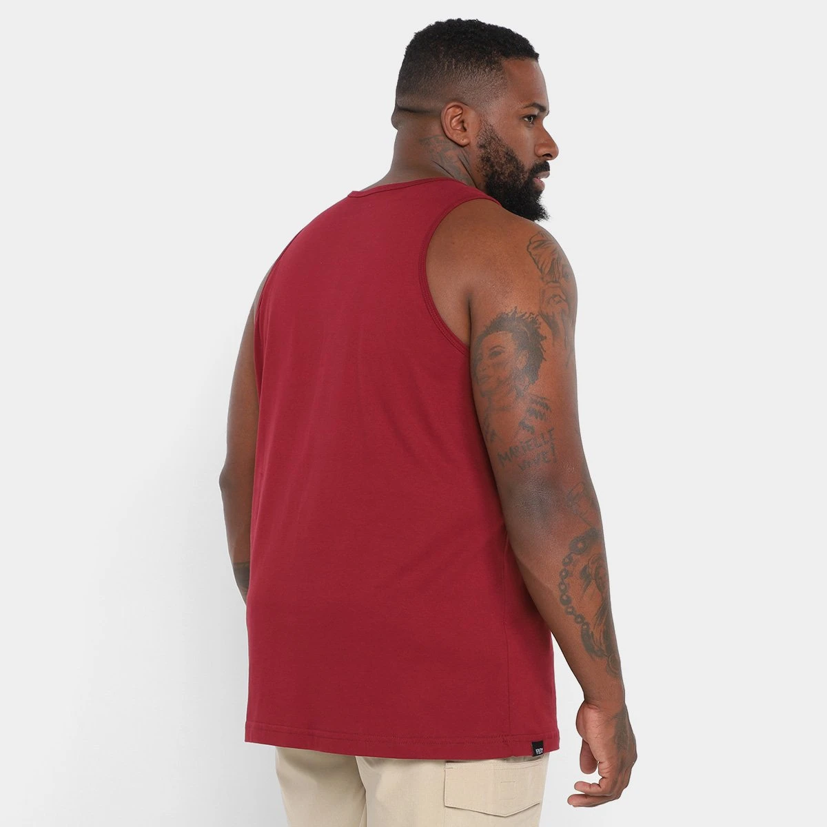Regata South To South Logo Plus Size Masculina 4 Regata South To South Logo Plus Size Masculina - Image 2