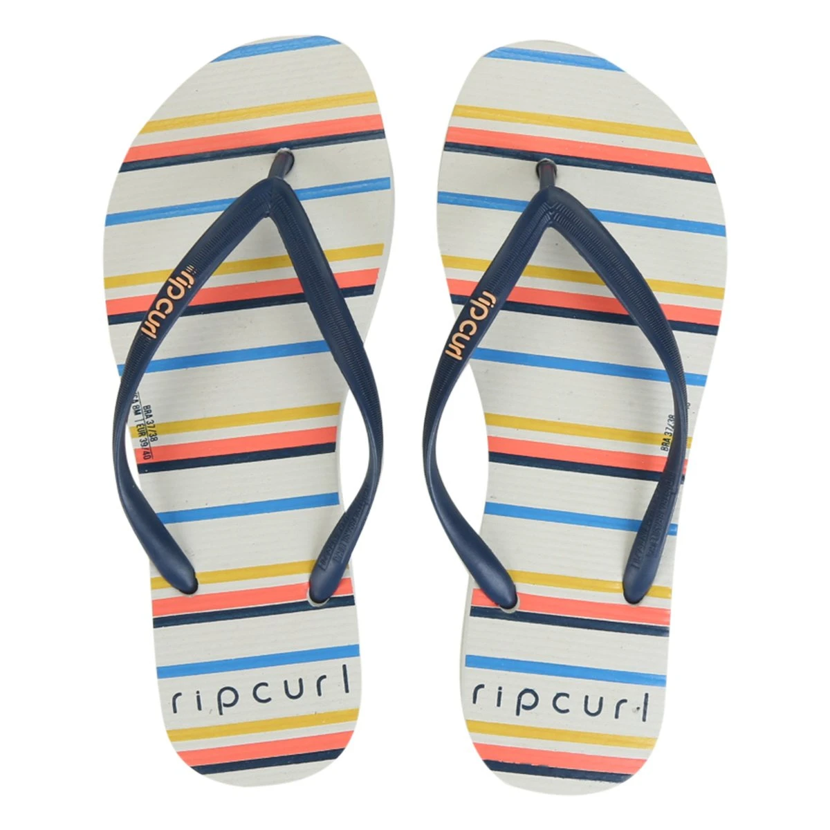 Chinelo Rip Curl Golden State Stripe Feminino 3 Chinelo Rip Curl Golden State Stripe Feminino