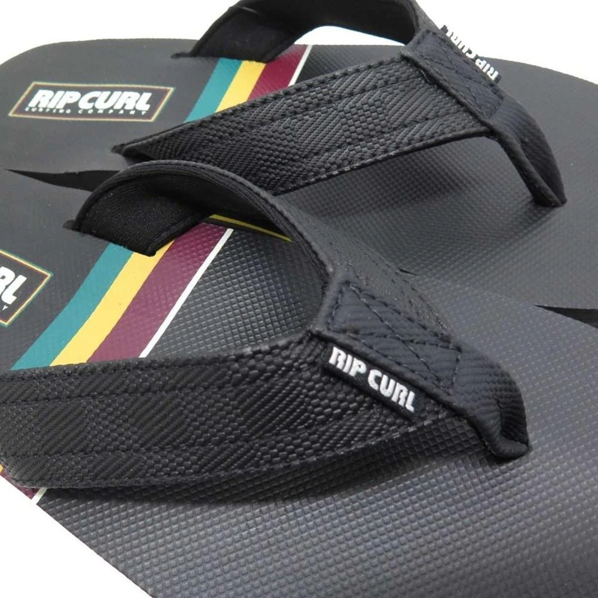 Chinelo Rip Curl Ripper Black Green 5 Chinelo Rip Curl Ripper Black Green - Image 3