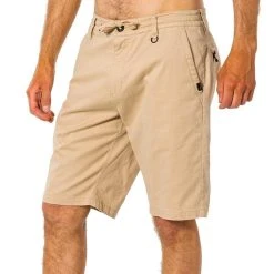 Bermuda Passeio Rip Curl Hybrid Twill Wa Khaki