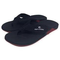 Chinelo Rip Curl Snake Open Toe Vermelho