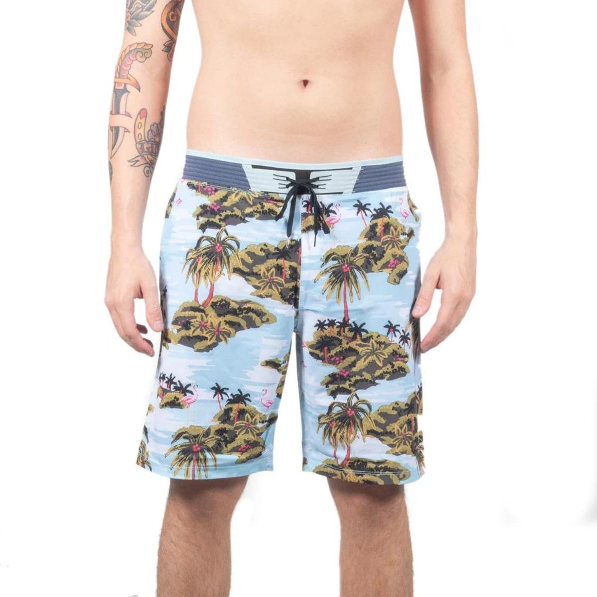 Bermuda Água Hurley Phantom Hyperweave Flamingo Masculina 3 Bermuda Água Hurley Phantom Hyperweave Flamingo Masculina