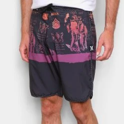 Bermuda Água Hurley Surf Punk Masculina