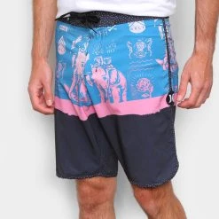 Bermuda Água Hurley Surf Punk Masculina