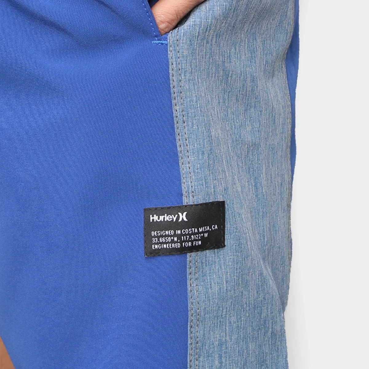 Bermuda Hurley Block Party Masculina 5 Bermuda Hurley Block Party Masculina - Image 3