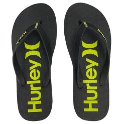 Chinelo Hurley Only E Only Preto E Verde