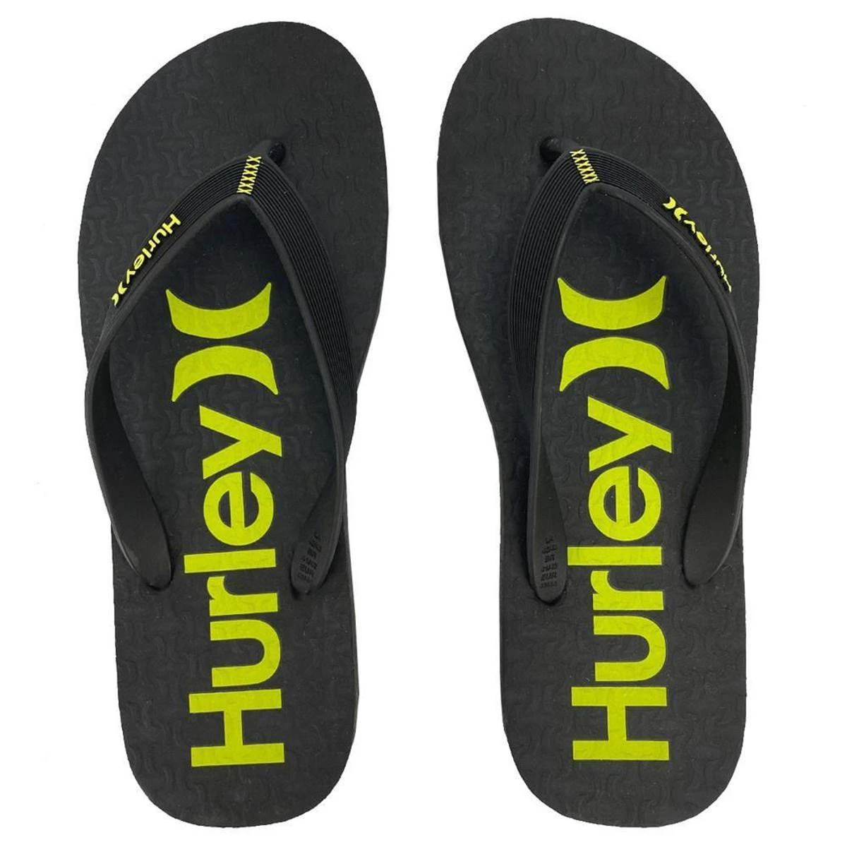 Chinelo Hurley Only E Only Preto E Verde 3 Chinelo Hurley Only E Only Preto E Verde