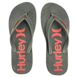 Chinelo Hurley Only E Only Cinza E Vermelho