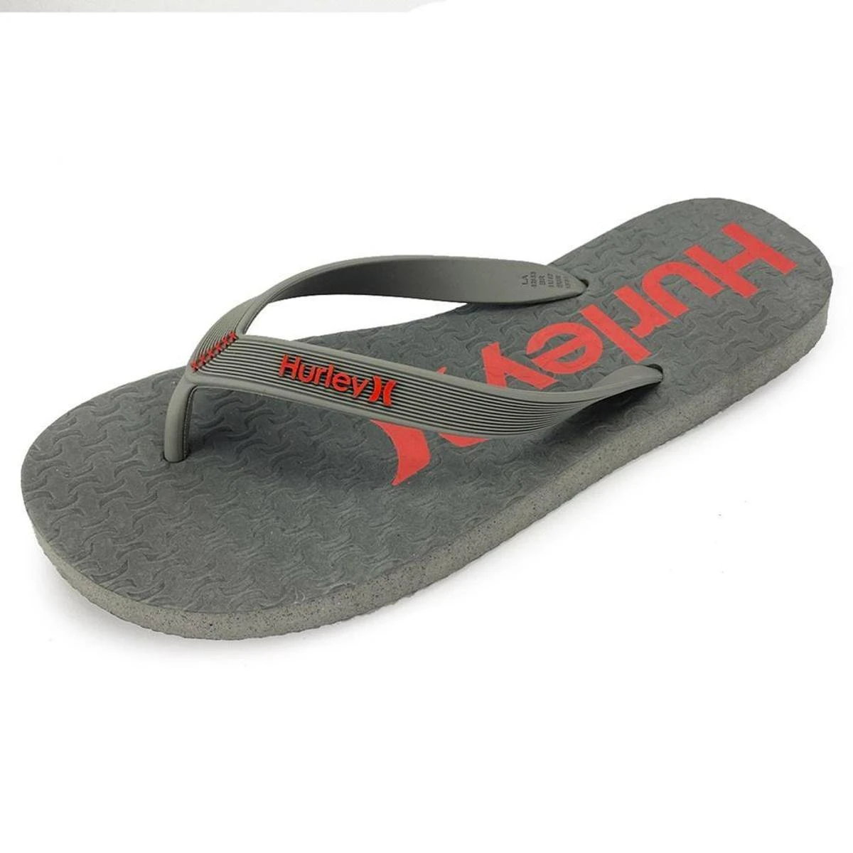 Chinelo Hurley Only E Only Cinza E Vermelho 4 Chinelo Hurley Only E Only Cinza E Vermelho - Image 2